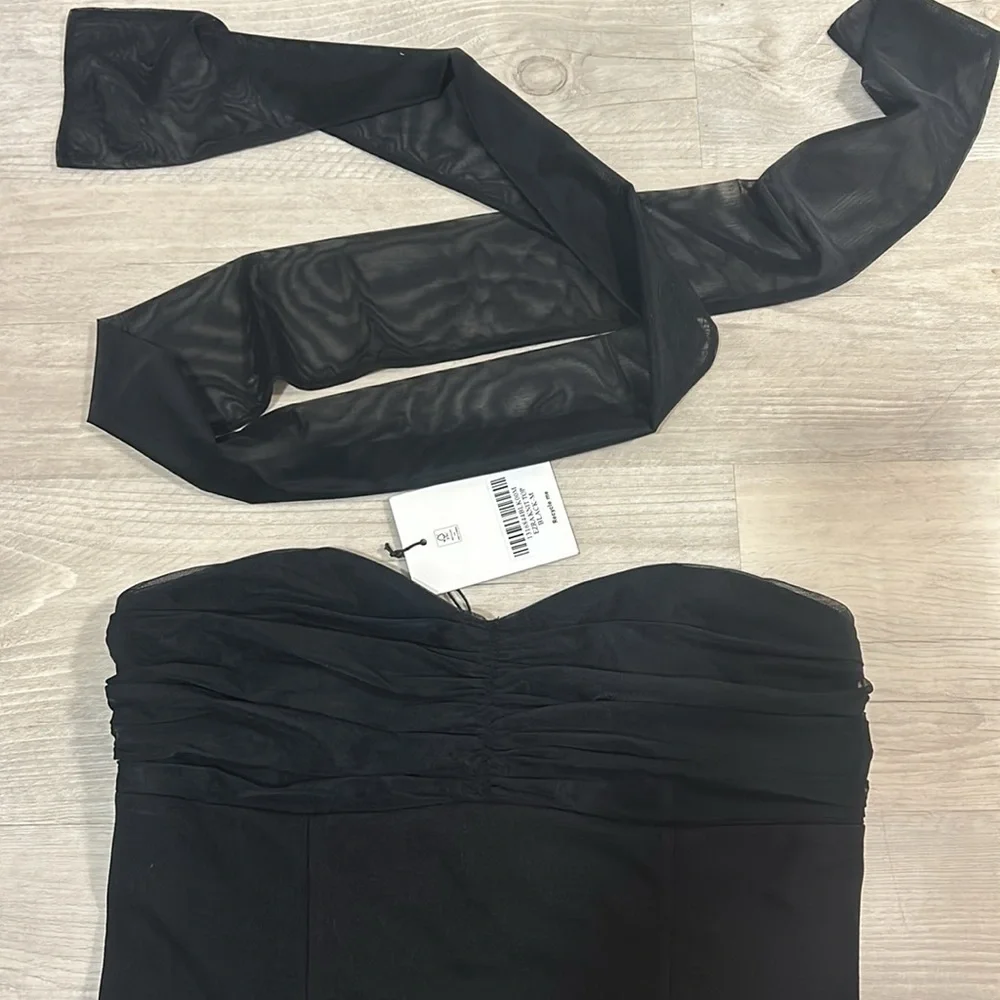 NWT! Reformation Knit Corset Top with matching neck scarf - Picture 4 of 4